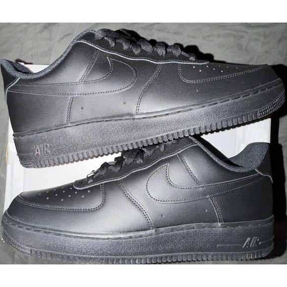 NIKE AIR FORCE 1 ‘07 TRIPLE BLACK SIZE 12M main image 6